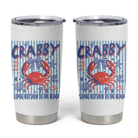 If Crabby Please Return To The Beach Tumbler Cup Funny Summer Girl