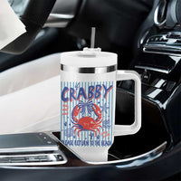 If Crabby Please Return To The Beach Tumbler With Handle Funny Summer Girl