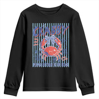 If Crabby Please Return To The Beach Youth Sweatshirt Funny Summer Girl