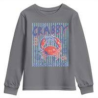 If Crabby Please Return To The Beach Youth Sweatshirt Funny Summer Girl