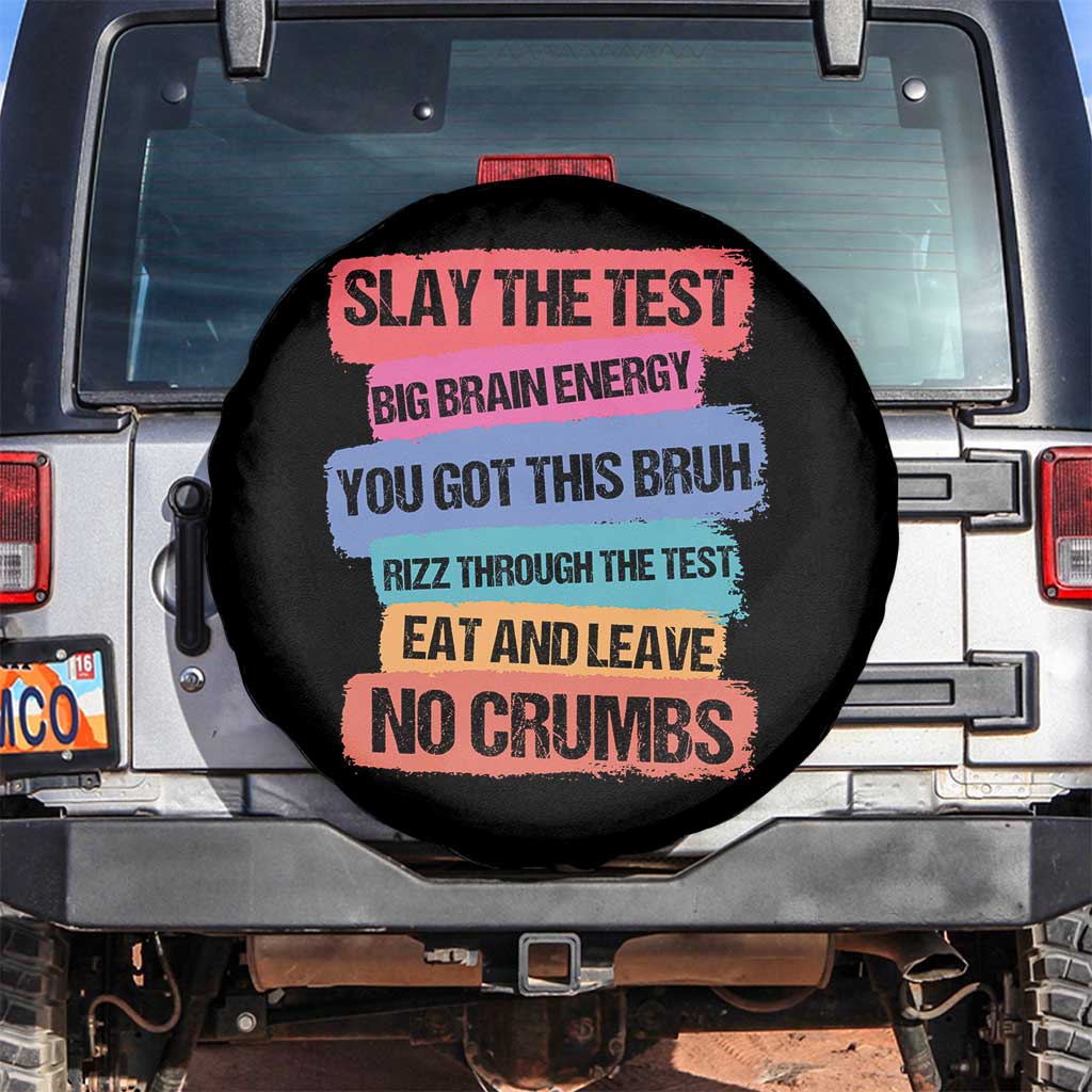 Test Day Spare Tire Cover Slay The Test Big Brain Energy Students Spirit