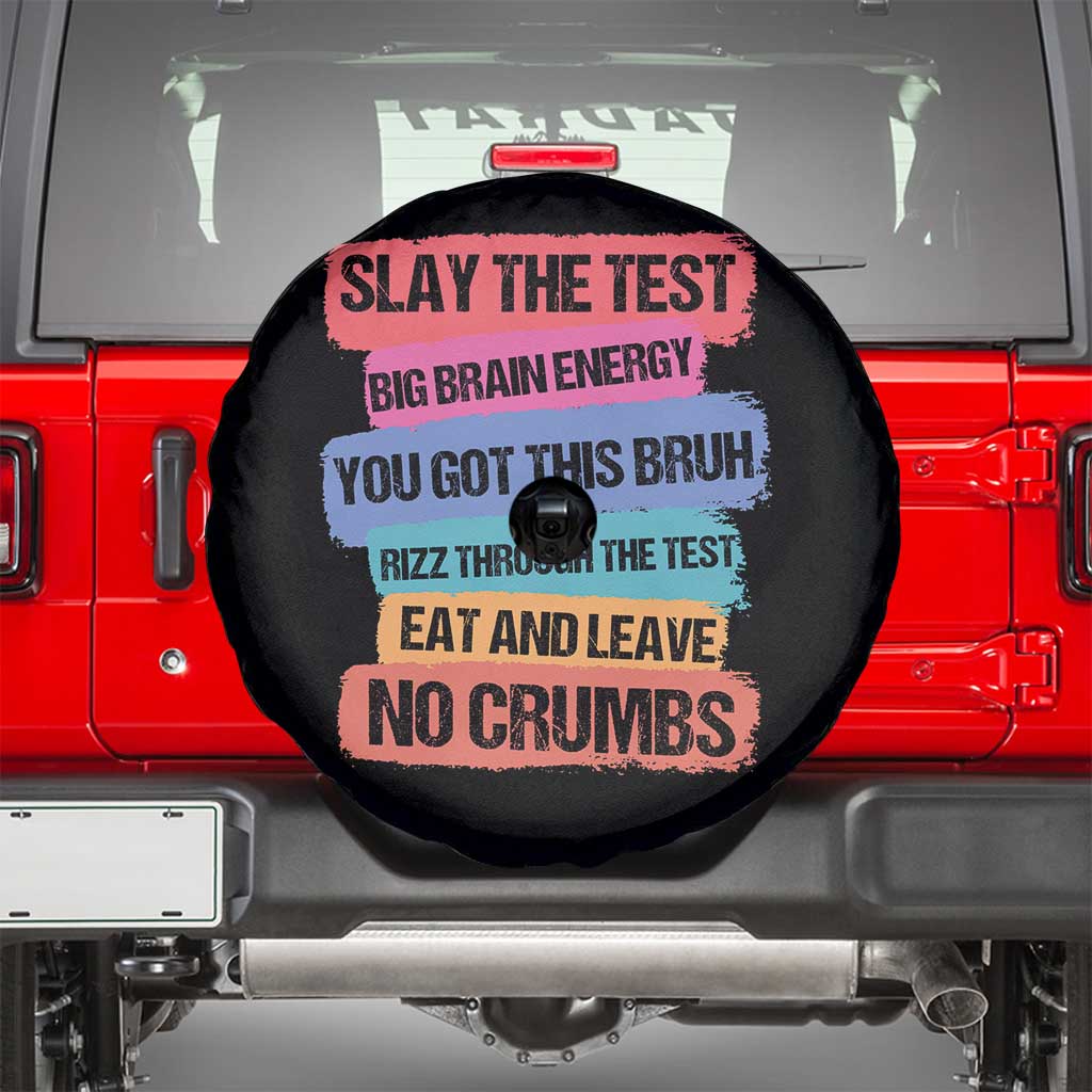 Test Day Spare Tire Cover Slay The Test Big Brain Energy Students Spirit
