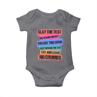 Test Day Baby Onesie Slay The Test Big Brain Energy Students Spirit