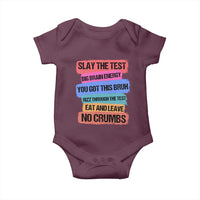 Test Day Baby Onesie Slay The Test Big Brain Energy Students Spirit