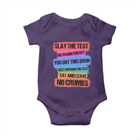 Test Day Baby Onesie Slay The Test Big Brain Energy Students Spirit