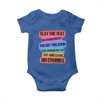 Test Day Baby Onesie Slay The Test Big Brain Energy Students Spirit