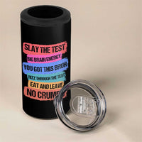 Test Day 4 in 1 Can Cooler Tumbler Slay The Test Big Brain Energy Students Spirit