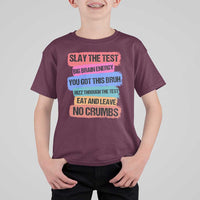 Test Day T Shirt For Kid Slay The Test Big Brain Energy Students Spirit