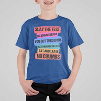 Test Day T Shirt For Kid Slay The Test Big Brain Energy Students Spirit
