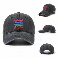 Test Day Washed Cotton Baseball Cap Slay The Test Big Brain Energy Students Spirit