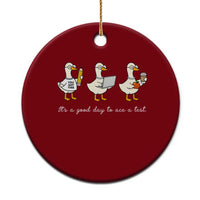 Silly Goose Test Day Ceramic Ornament It's A Good Day To Ace A Test Teacher Students