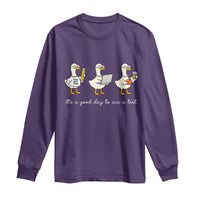 Silly Goose Test Day Long Sleeve Shirt It's A Good Day To Ace A Test Teacher Students
