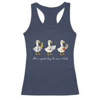 Silly Goose Test Day Racerback Tank Top It's A Good Day To Ace A Test Teacher Students