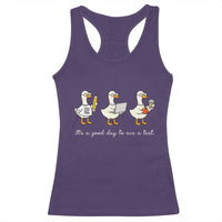 Silly Goose Test Day Racerback Tank Top It's A Good Day To Ace A Test Teacher Students