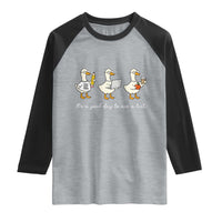 Silly Goose Test Day Raglan Shirt It's A Good Day To Ace A Test Teacher Students