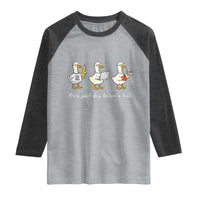 Silly Goose Test Day Raglan Shirt It's A Good Day To Ace A Test Teacher Students