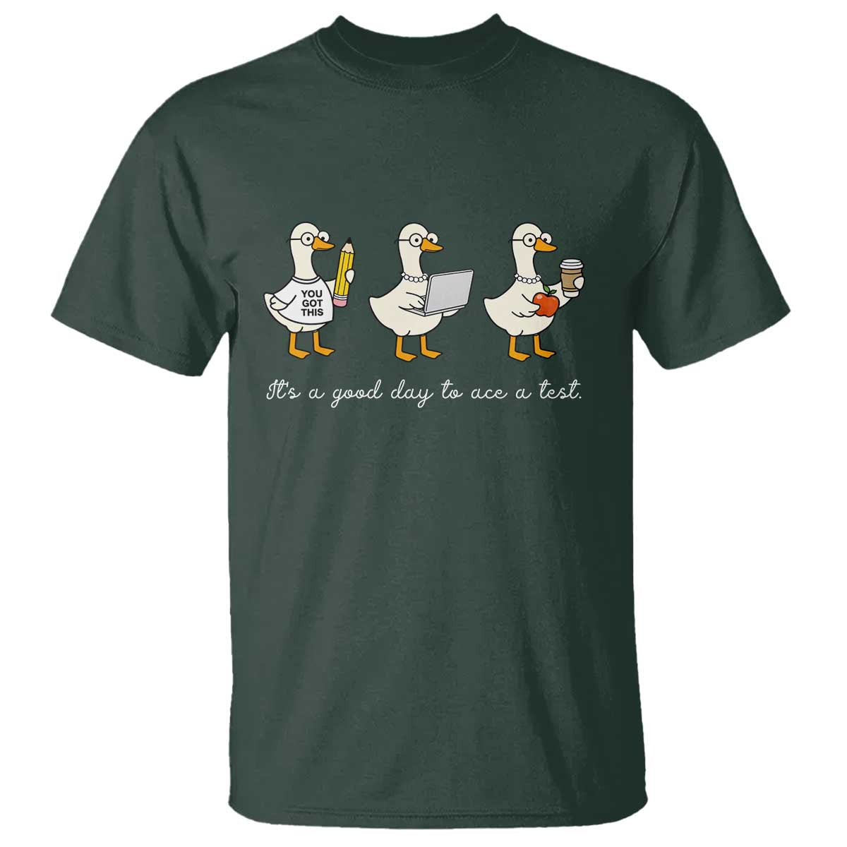Silly Goose Test Day T Shirt It's A Good Day To Ace A Test Teacher Students