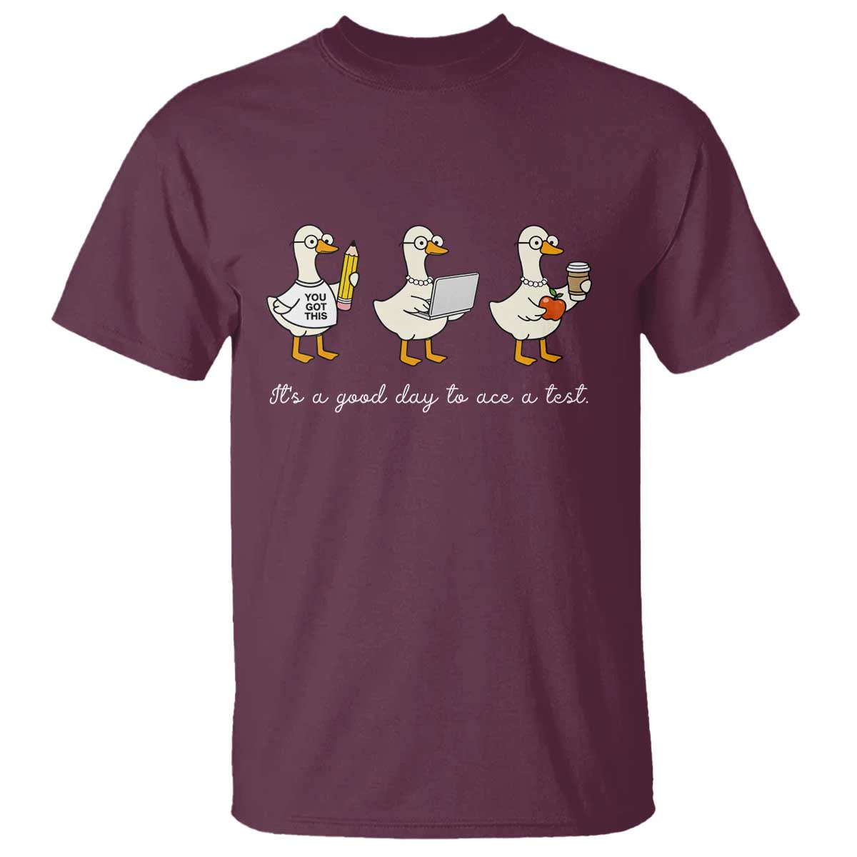 Silly Goose Test Day T Shirt It's A Good Day To Ace A Test Teacher Students