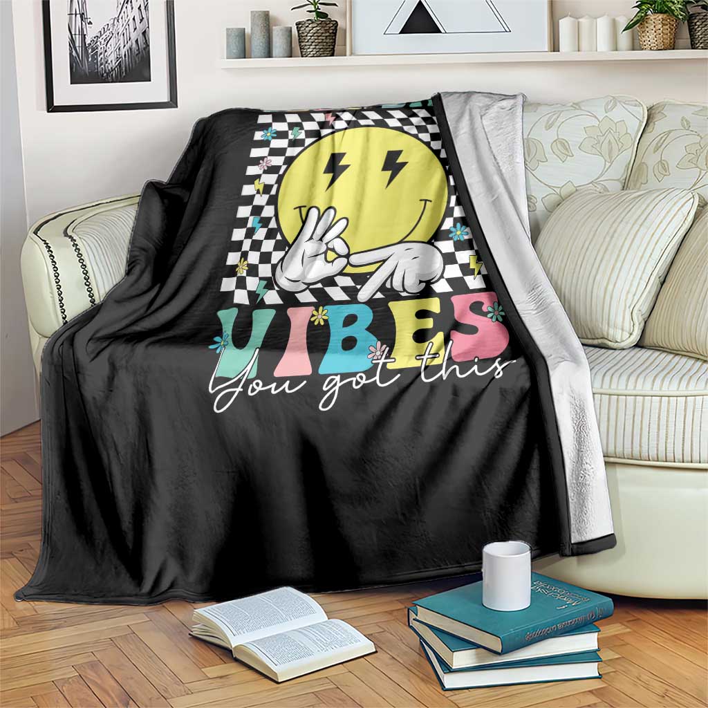 Test Day 67 Meme Throw Blanket You Got This Testing Teacher Retro Grooves