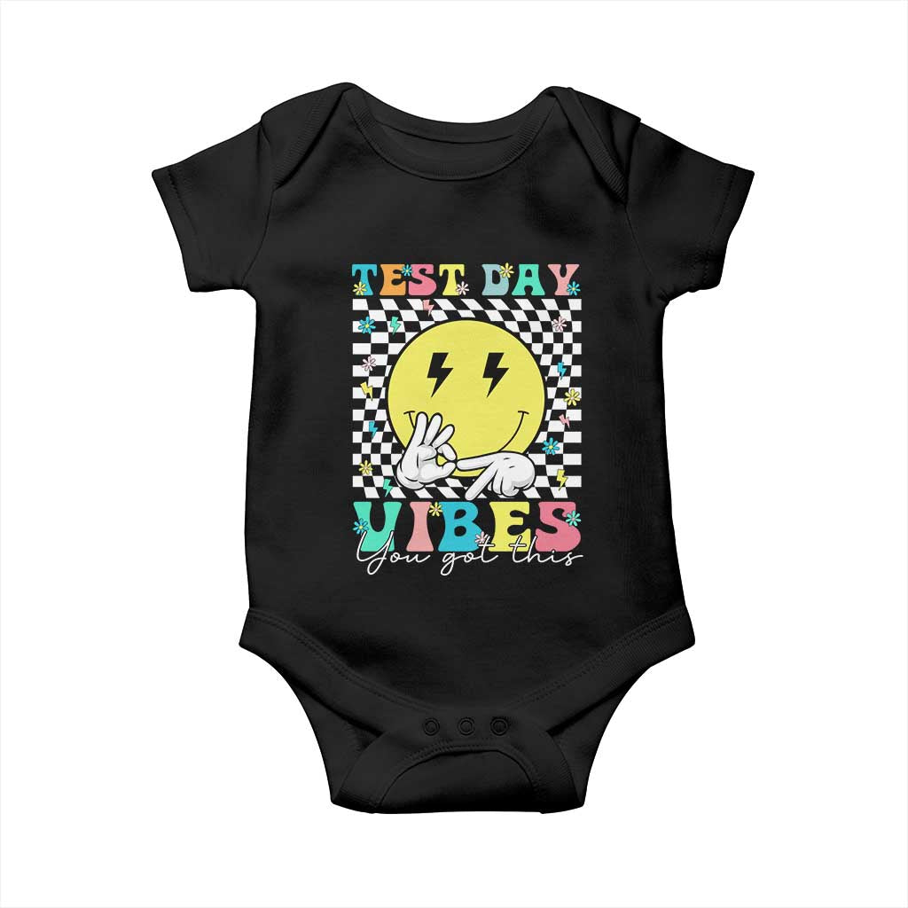 Test Day 67 Meme Baby Onesie You Got This Testing Teacher Retro Grooves