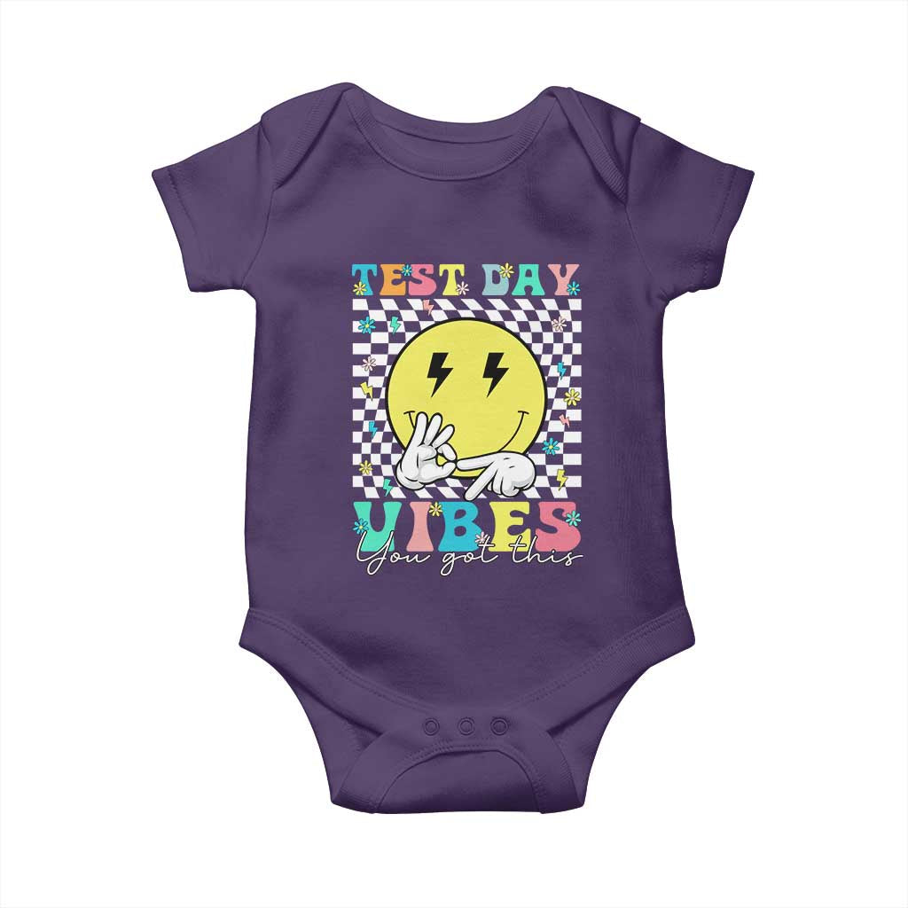 Test Day 67 Meme Baby Onesie You Got This Testing Teacher Retro Grooves