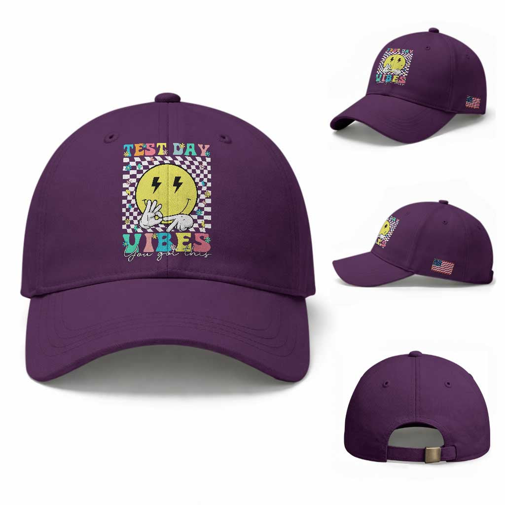 Test Day 67 Meme Baseball Cap You Got This Testing Teacher Retro Grooves