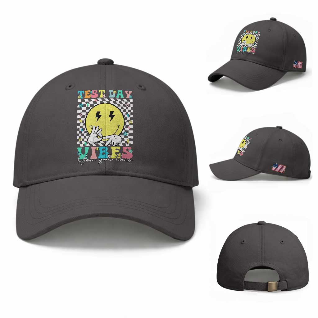 Test Day 67 Meme Baseball Cap You Got This Testing Teacher Retro Grooves