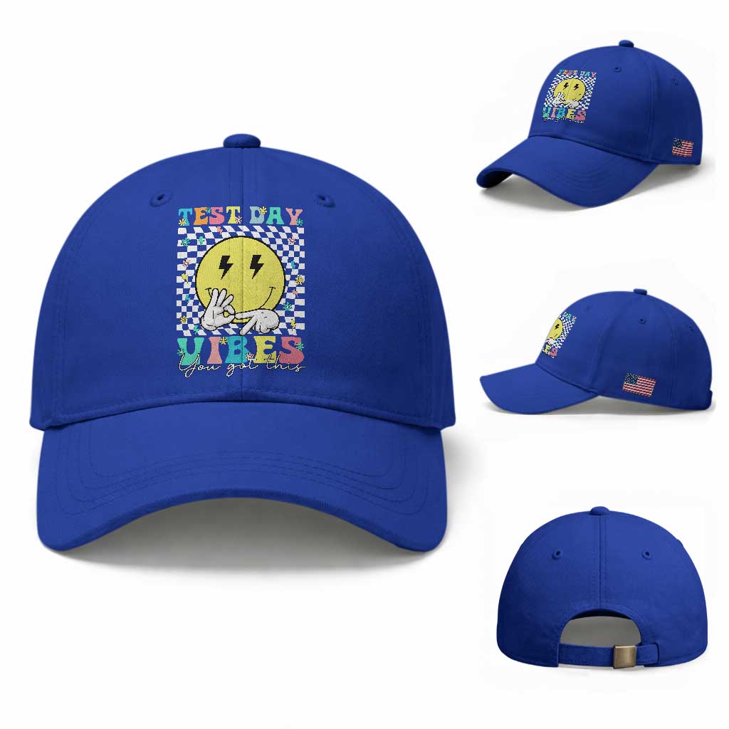 Test Day 67 Meme Baseball Cap You Got This Testing Teacher Retro Grooves