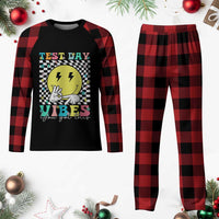 Test Day 67 Meme Plaid Pajama Set You Got This Testing Teacher Retro Grooves