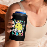 Test Day 67 Meme 4 in 1 Can Cooler Tumbler You Got This Testing Teacher Retro Grooves