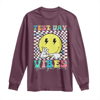 Test Day 67 Meme Long Sleeve Shirt You Got This Testing Teacher Retro Grooves
