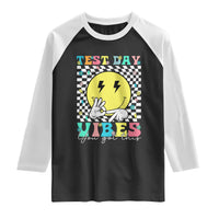 Test Day 67 Meme Raglan Shirt You Got This Testing Teacher Retro Grooves