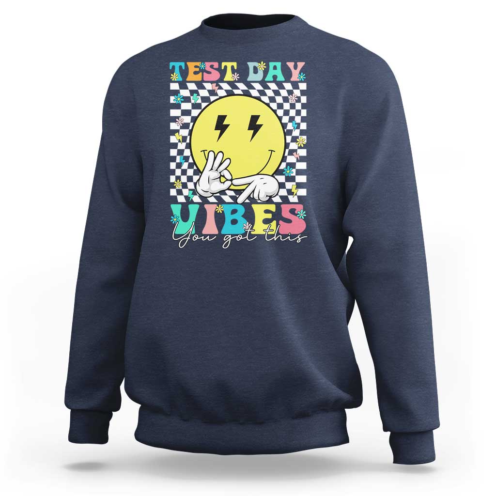 Test Day 67 Meme Sweatshirt You Got This Testing Teacher Retro Grooves