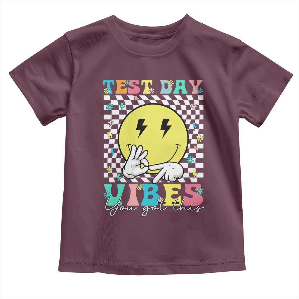 Test Day 67 Meme Toddler T Shirt You Got This Testing Teacher Retro Grooves