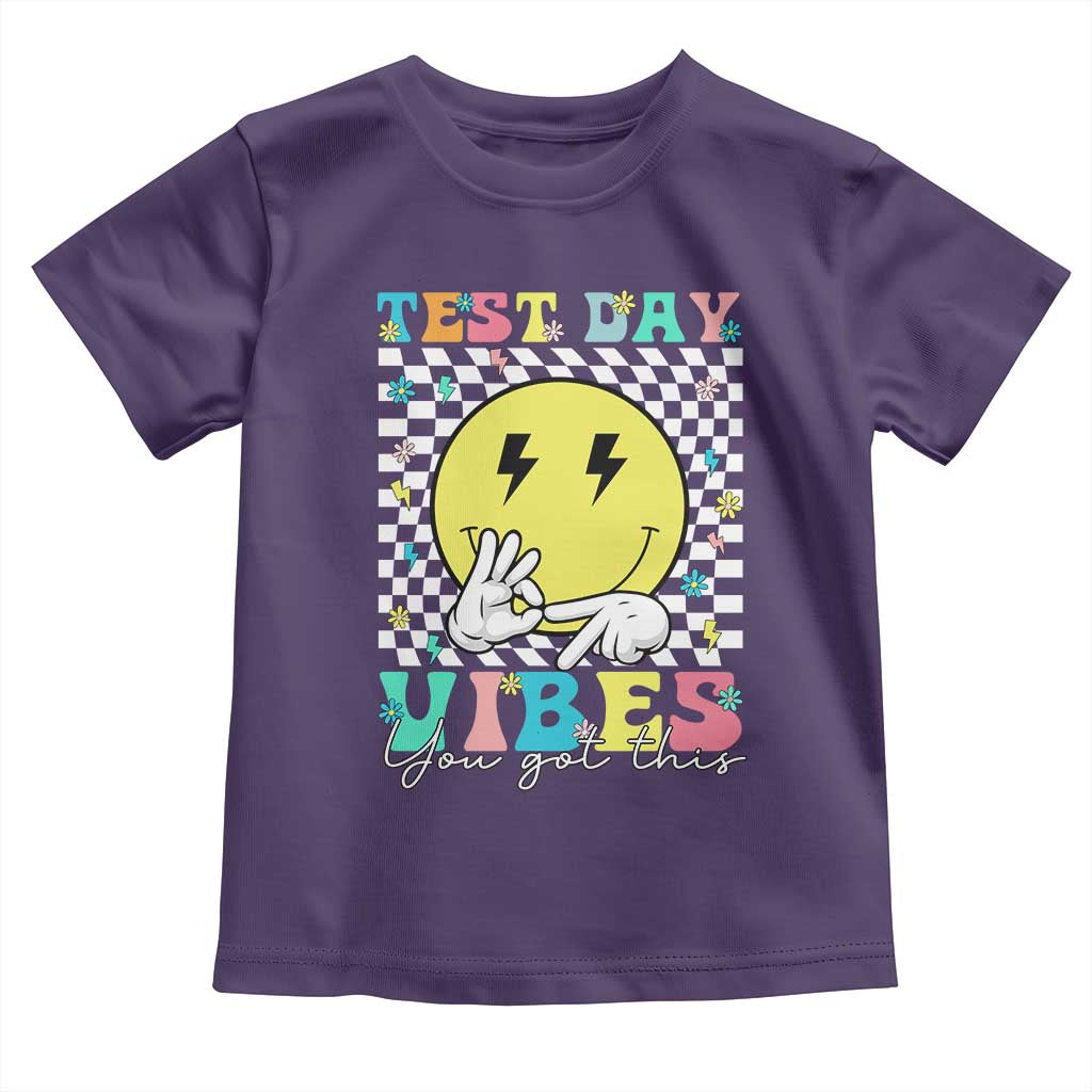Test Day 67 Meme Toddler T Shirt You Got This Testing Teacher Retro Grooves