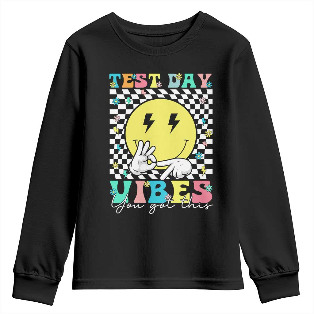 Test Day 67 Meme Youth Sweatshirt You Got This Testing Teacher Retro Grooves