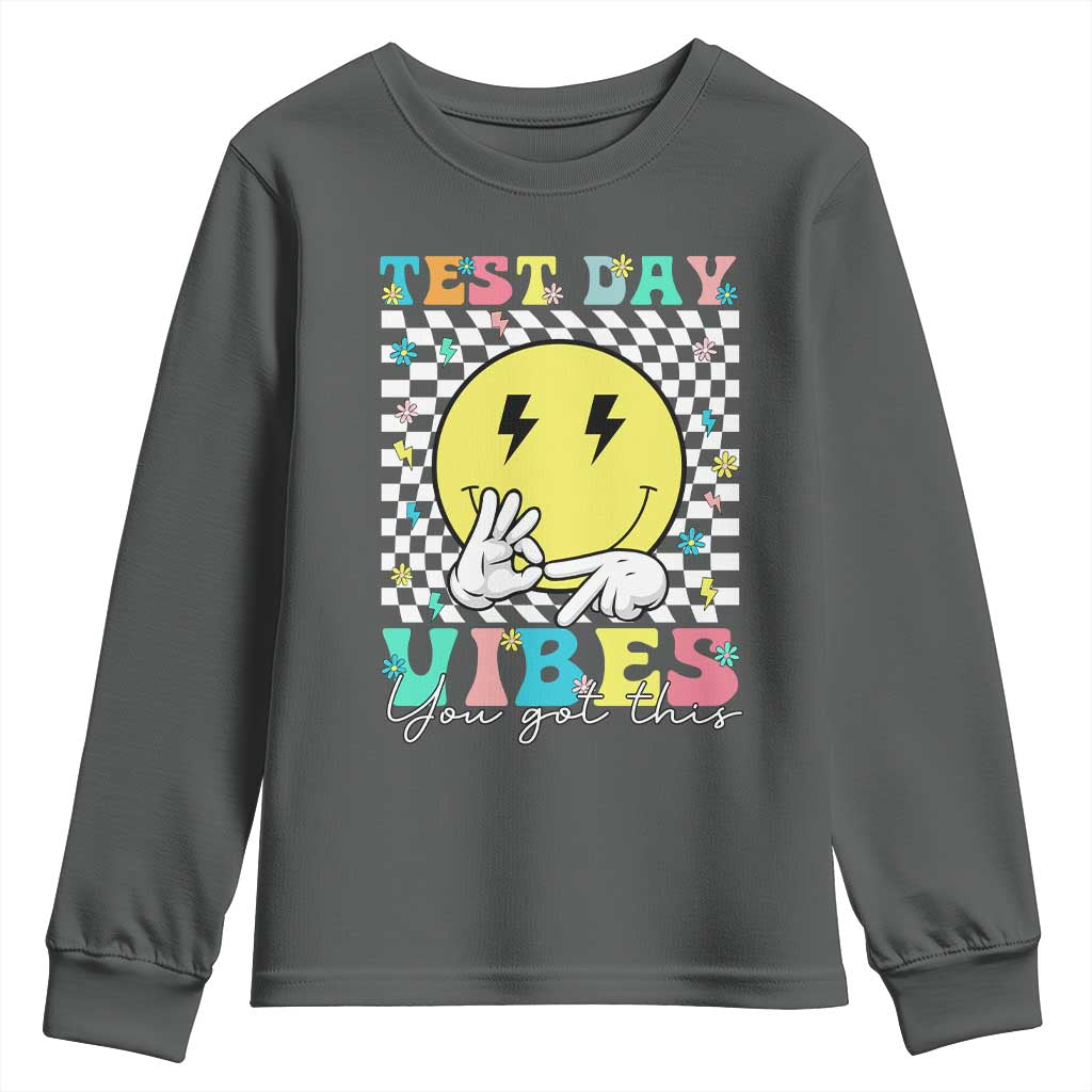 Test Day 67 Meme Youth Sweatshirt You Got This Testing Teacher Retro Grooves