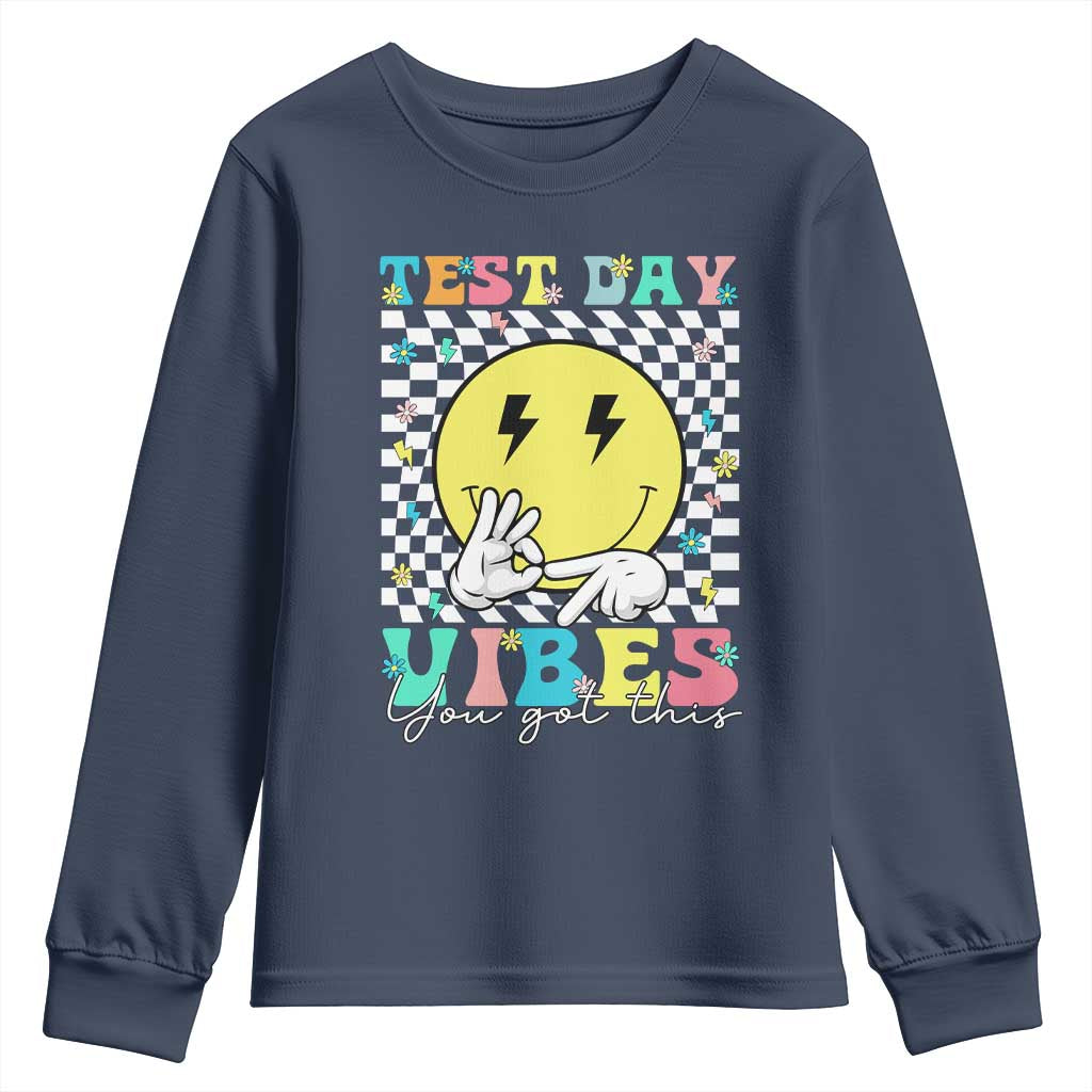 Test Day 67 Meme Youth Sweatshirt You Got This Testing Teacher Retro Grooves