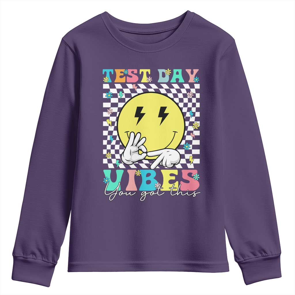 Test Day 67 Meme Youth Sweatshirt You Got This Testing Teacher Retro Grooves