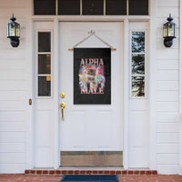 Alpha Male Cat Garden Flag Funny Rainbow Kitten Meme Bootleg