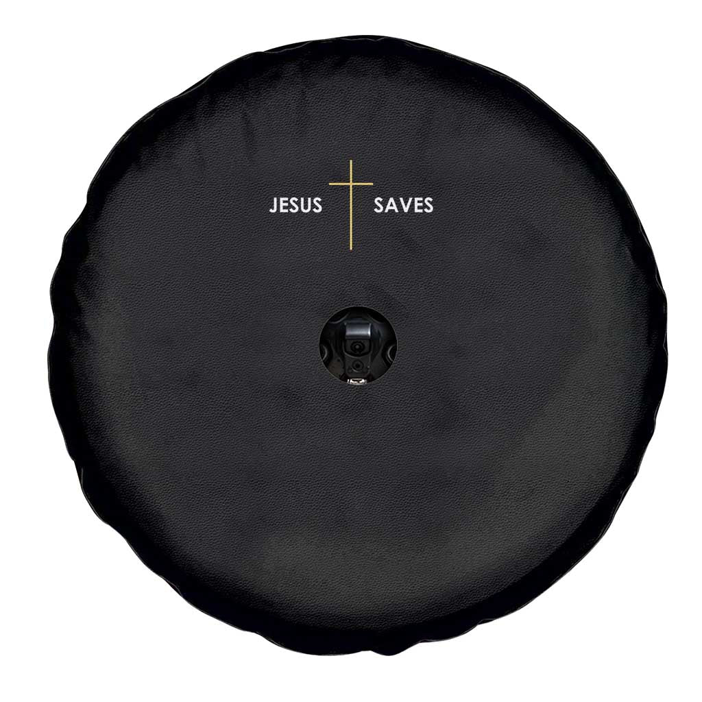 Jesus Saves Spare Tire Cover Cross Subtle Christian Minimal Religious Faith