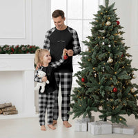 Jesus Saves Plaid Pajama Set Cross Subtle Christian Minimal Religious Faith
