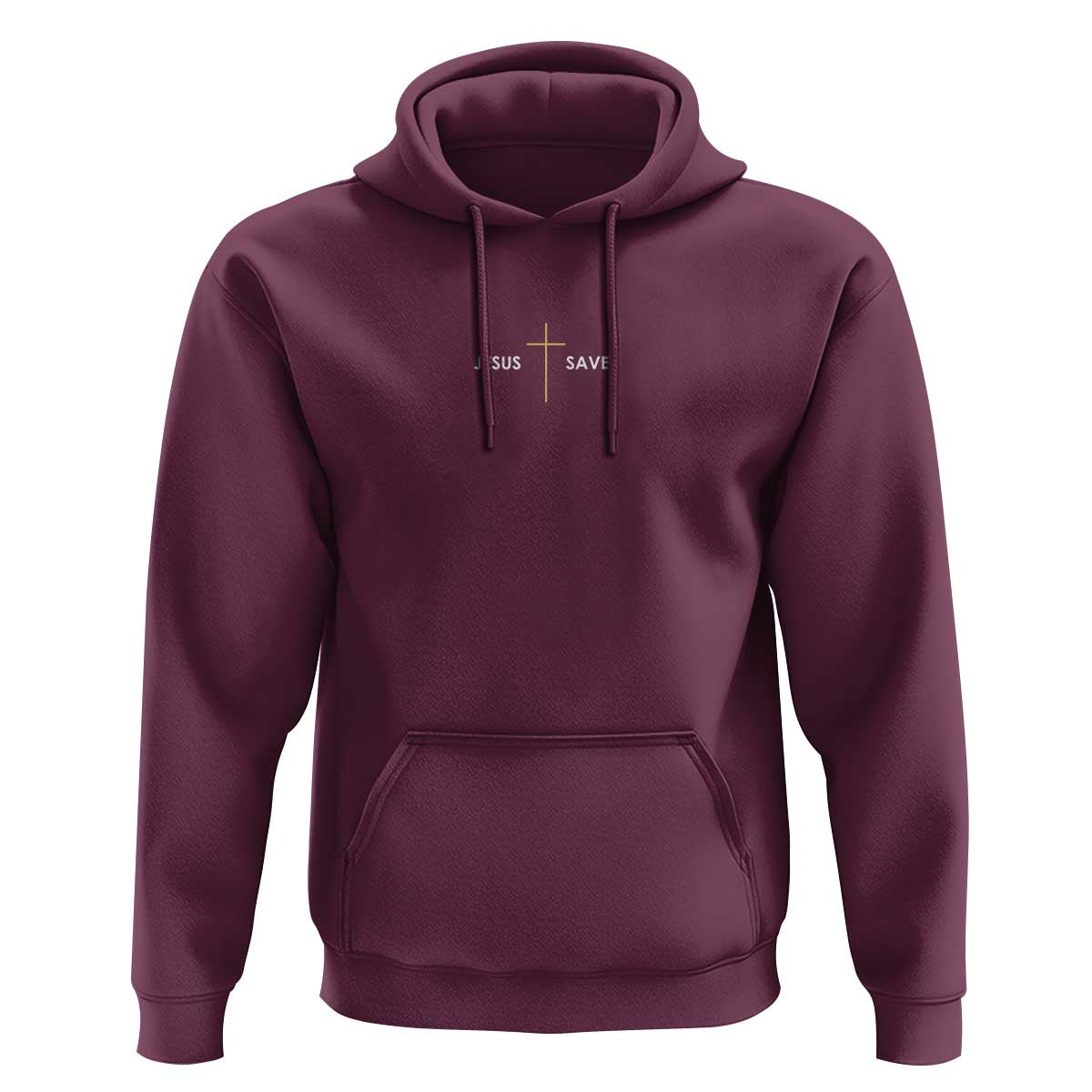 Jesus Saves Hoodie Cross Subtle Christian Minimal Religious Faith