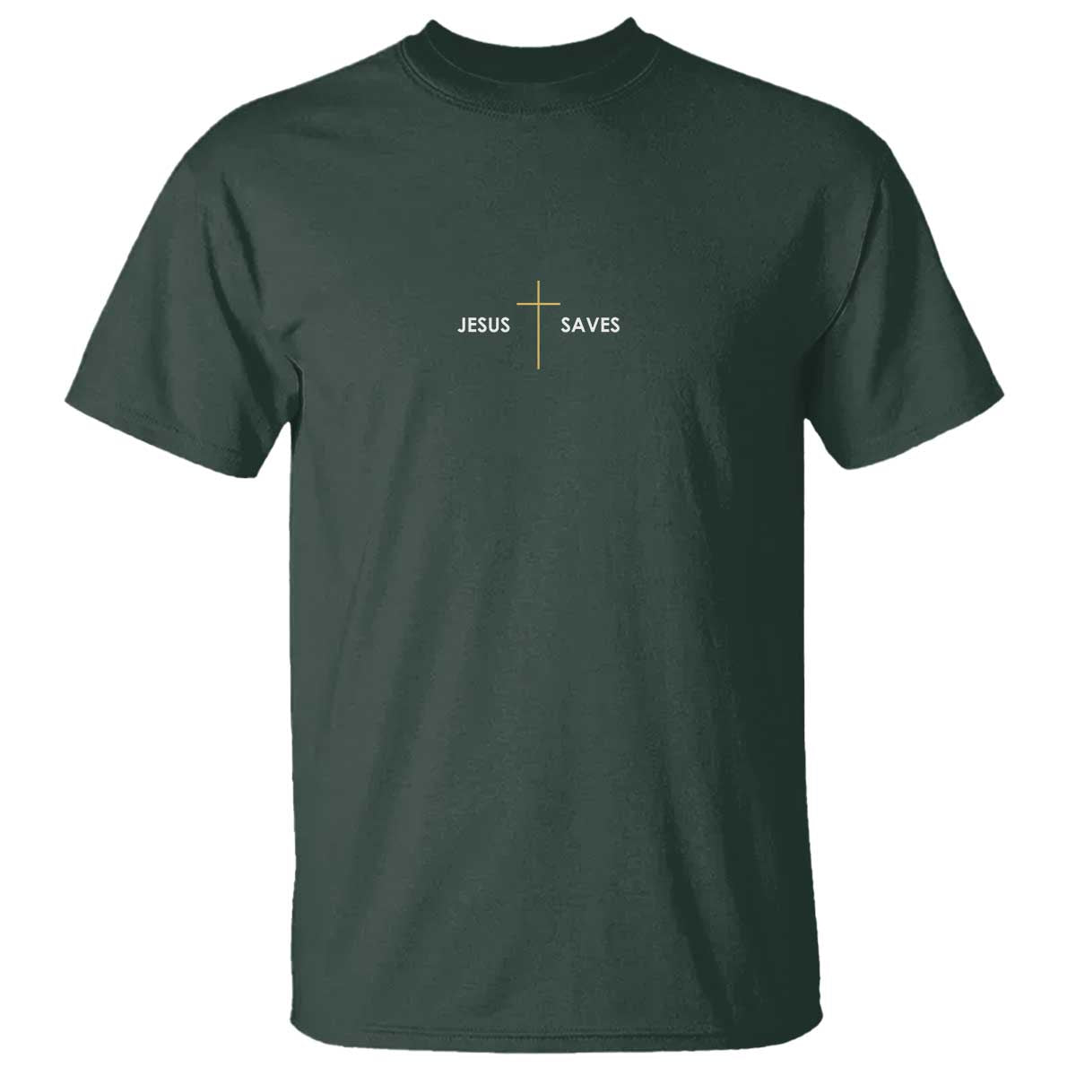 Jesus Saves T Shirt Cross Subtle Christian Minimal Religious Faith