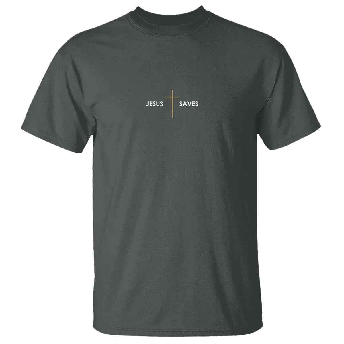 Jesus Saves T Shirt Cross Subtle Christian Minimal Religious Faith