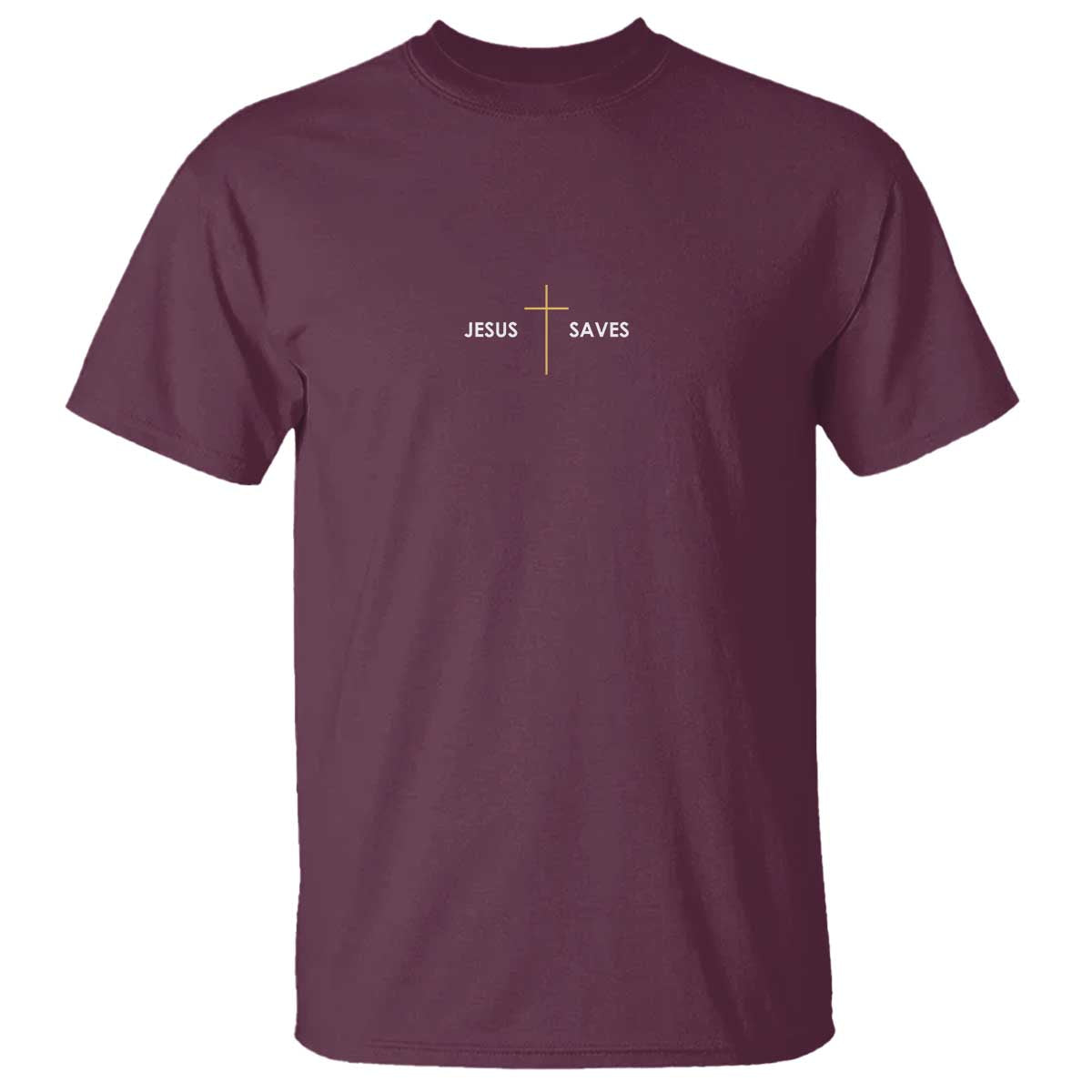 Jesus Saves T Shirt Cross Subtle Christian Minimal Religious Faith