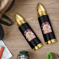 Alpha Male Funny Cat Bullet Tumbler Vintage 90s Kitten Rainbow Floral Butterflies