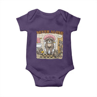 Never Alone Raccoon Mom Baby Onesie Funny Mama Life Mothers Day