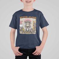 Never Alone Raccoon Mom T Shirt For Kid Funny Mama Life Mothers Day
