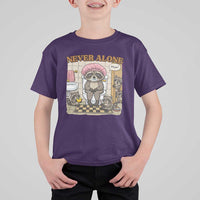 Never Alone Raccoon Mom T Shirt For Kid Funny Mama Life Mothers Day